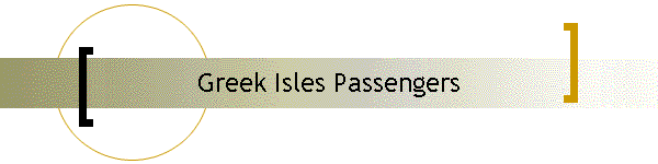 Greek Isles Passengers