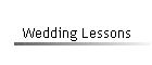 Wedding Lessons