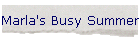 Marla's Busy Summer